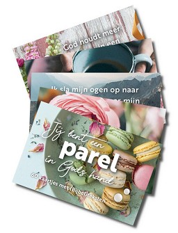 Parelkaartjes in doosje